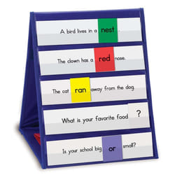 Learning Resources Tabletop Pocket Chart  Classroom Tool Brown/a  0.9 inches tall