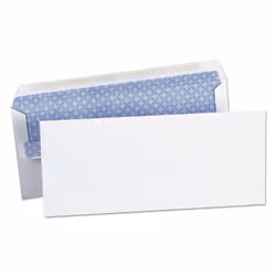 Universal 36101 Self-Seal Business Envelope Security Tint #10 4 1/8 x 9 1/2 White 500/Box