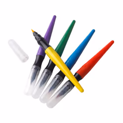 Crayola No-Drip Paint Brush Pens  Assorted Colors Set  40 Count  Creative Gift for Kids and Teens