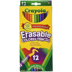 Erasable Colored Pencils-12/Pkg Long