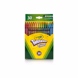 Crayola Twistables Colored Pencils  Always Sharp  Art Tools for Kids  30 Count