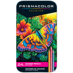 Prismacolor Premier Colored Pencils  Soft Core  24 Count