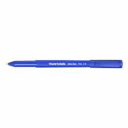 Paper Mate Write Bros Ballpoint Pens  Fine Point 0.8mm  Blue  12 Count