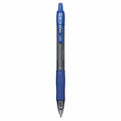 Pilot 31257 Gel Pens Retractable Refillbl Bold Point CL Barrel/BE Ink