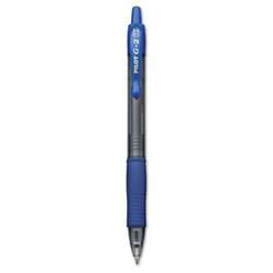 Pilot 31257 Gel Pens Retractable Refillbl Bold Point CL Barrel/BE Ink
