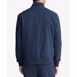 Calvin Klein Men's Matte Logo Zip Bomber Jacket  Sky Captain  XX-Large
