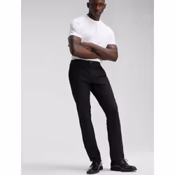Calvin Klein Men's Slim Fit Infinite Flex Chinos  Black  32W x 32L