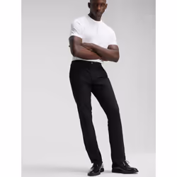 Calvin Klein Men's Slim Fit Infinite Flex Chinos  Black  34W x 32L