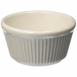 Winco Fluted Ramekins, 4-Ounce, Bone