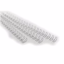 GBC MultiBind Binding Wires 12mm Silver (100), Silver, 1.2 cm, 281 mm, 124 mm
