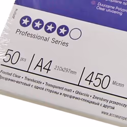GBC PolyClearView Binding Covers 300 Micron A4 Frosted (100) - Additional view 6