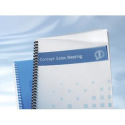 GBC PolyClearView Binding Covers 450 Micron A4 Frosted (50)