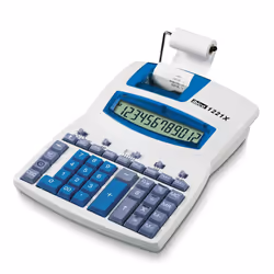 Rexel Ibico 1221X Semi-Professional Print Calculator White/Blue
