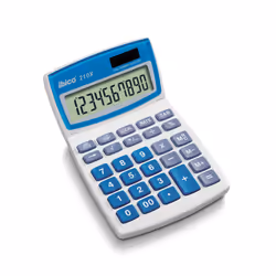 Rexel Ibico 210X Desktop Calculator White/Blue