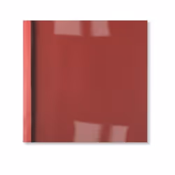 GBC LeatherGrain Thermal Binding Covers 3mm Red (100)