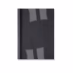 GBC LeatherGrain Thermal Binding Covers 3mm Black (100), A4, PVC, Blue, Transparent, Matt, 30 sheets, 3 mm