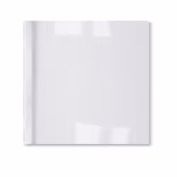GBC LeatherGrain Thermal Binding Covers 1.5mm White(100) - Additional view 2