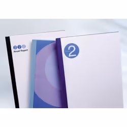GBC LeatherGrain Thermal Binding Covers 1.5mm White(100) - Additional view 5