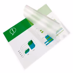 GBC Document Laminating Pouches A2 2x80 Micron Gloss (100)