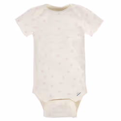 Gerber Baby 8-Pack Short Sleeve Onesies Bodysuits  Bunny  0-3 Months