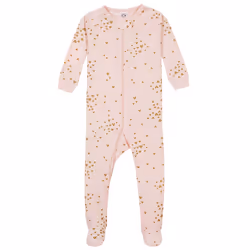 Gerber Baby Girls' 4-Pack Footed Pajamas  Love Llamas Pink  6 Months