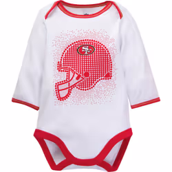 Gerber NFL baby boys 3 Pack Bodysuit Registry Gift Set Girls FOOTED PANT AND CAP  Team Color  3-6 Months US