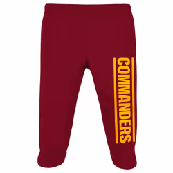 Gerber NFL Baby Boys' 3Pc Bodysuit  Footed Pant  & Cap Set  Washington Commanders  0-3 Months
