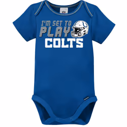 Gerber Unisex Baby NFL 3 Pack Short Sleeve Onesie Bodysuit  Team Color  0-3 Months