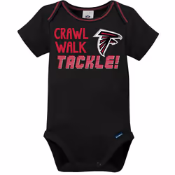 Gerber Unisex Baby NFL 3 Pack Short Sleeve Onesie Bodysuit  Team Color  0-3 Months