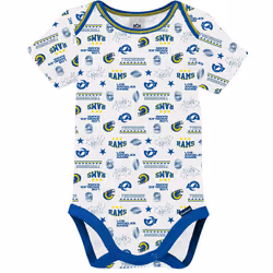 Gerber Unisex Baby NFL 3 Pack Short Sleeve Onesie Bodysuit  Team Color  0-3 Months