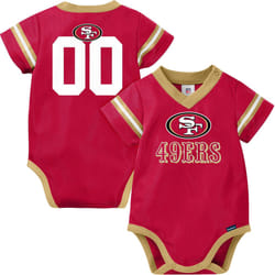 Gerber Unisex Baby NFL Jersey Onesie Bodysuit  Team Color  3-6 Months