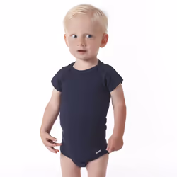 Gerber Baby 5-Pack Solid Onesies Bodysuits  Navy  0-3 Months