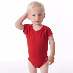 Gerber Baby 5-Pack Solid Onesies Bodysuits  Red  12 Months  Infant
