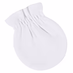 Gerber Baby 12-Pack No Scratch Mittens  White  0-3 Months (8-Pack)