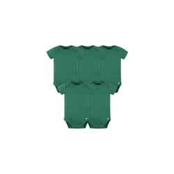 gerber Baby 5 Pack Onesies Multi-Packs Bundle Interlock 180 gsm  Kelly green  18 Months