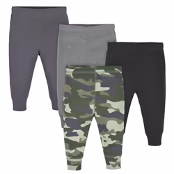 gerber Baby Boys Multi-Pack Pants camogray 12 Months