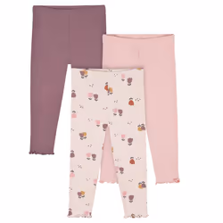 gerber Baby girls Toddler Multi-Pack Premium Pants Leggings  Tulip  12
