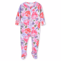 gerber Unisex Baby Toddler Buttery Soft Snug Fit Footed Pajamas with V
