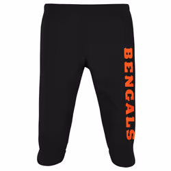 Gerber NFL Baby Boys' 3Pc Bodysuit  Footed Pant  & Cap Set  Cincinnati Bengals  0-3 Months