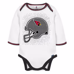 Gerber NFL Baby Boys' 3Pc Bodysuit  Footed Pant  & Cap Set  Arizona Cardinals  3-6 Months