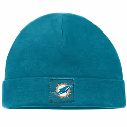 Gerber NFL Baby Boys' 3Pc Bodysuit  Footed Pant  & Cap Set  Miami Dolphins  0-3 Months