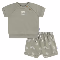 Gerber Baby Boys T-Shirt and Shorts Set  Palms  3-6 Months