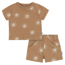 Gerber Baby Boys T-Shirt and Shorts Set  Suns  6-9 Months