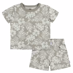Gerber Baby Boys T-Shirt and Shorts Set Tropical Leaves 6-9 Months