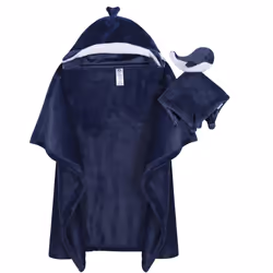Gerber Baby Unisex Hooded Wearable Blanket & Security Blanket Set Coastal Calm One Size