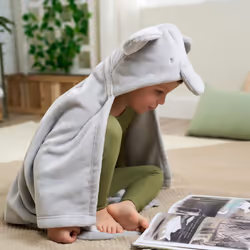 Gerber Baby Unisex Hooded Wearable Blanket & Security Blanket Set  Animals + Geos Neutral  One Size