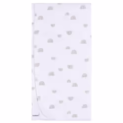 Gerber Unisex Baby 100% Cotton Flannel Receiving Blankets 30x30 Inches (Pack of 4)  Boho Rainbow  One Size