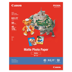 Canon 7981A004 Photo Paper Plus Matte 8-1/2 x 11 (Pack of 50 Sheets)