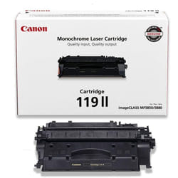 CARTRIDGE 119 II BLACK TONER - FOR CANON IMAGECLASS MF5850DN  MF5880DN  MF5950D