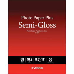 Canon Photo Paper Plus SemiGloss Letter Size 50 Sheets SG201 LTR